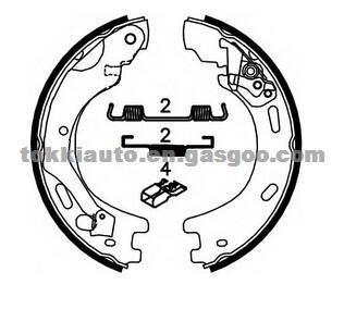 Land Rover Brake Shoe LR031947