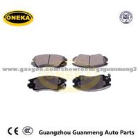 ONEKA Auto Parts Manufacturing Machine D1114 Auto Front Axle Brake Pads 58101-1FE00 FOR HYUNDAI COUPE / ELANTRA FOR KOREA CAR