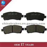 TOYOTA SEMI-METALLIC BRAKE PAD D1471