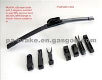 Multi-Fit Soft Wiper Blade With 7 Adaptors