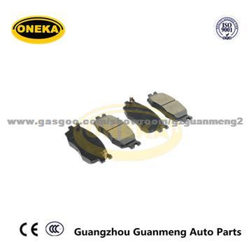 ONEKA FRONT AXLE CAR PARTS PAD BRAKE FOR KOREAN CAR 58101-1GA00 D1156 D11192M 58101-1GA00 FOR HYUNDAI ACCENT / AVEGA / I20