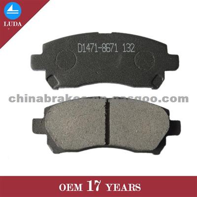 LESS METAL BRAKE PAD FOR D1471 04465-BZ010 TOYOTA