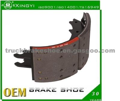 4524Q Lined Truck Brake Shoe For Heavy Duty Truck Or Trailer