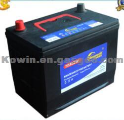 Maintenance Free Car Battery Ns60 Mf 12V45ah 46b24r Starter Battery