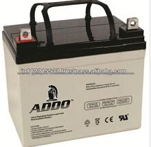 12V 38AH Deep Cycle Solar Gel China Auto Battery