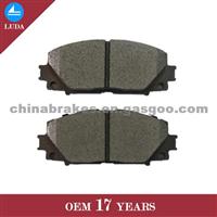 BRAKE PAD D1184 FOR TOYOTA Prius