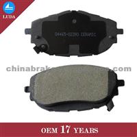 CERAMIC BRAKE PAD 04465-02390 FOR TOYOTA