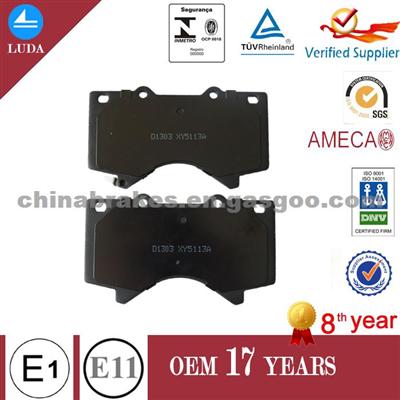 BRAKE PAD D1303 FOR TOYOTA