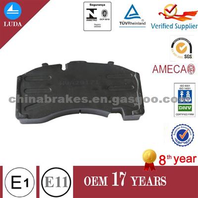 BPW TRUCK SEMI BRAKE PAD WVA29171