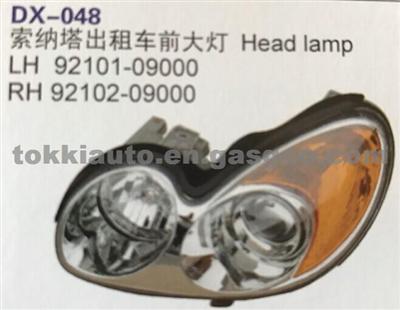 Hyundai Sonata Head Lamp 92101-09000,92102-09000 Year 2003