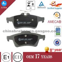 WVA23482 Top Quality Semi-Metallic D1095-7957 Brake Pad For MAZDA/VOLVO