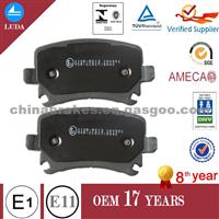 Brake Pad Factory,HI-Q Brake Pad:D1108 AUDI 1K0698451D