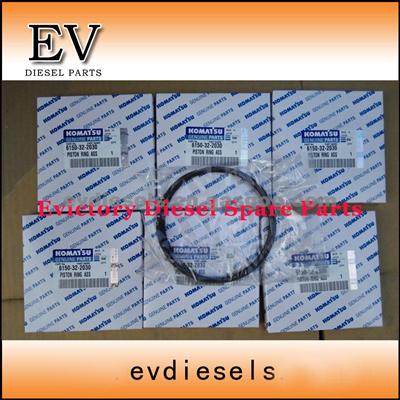 6D114 Piston Ring Set 6D114E Engine Parts S6D114 S6D114E SA6D114 SA6D114 SAA6D114E SAA6D114