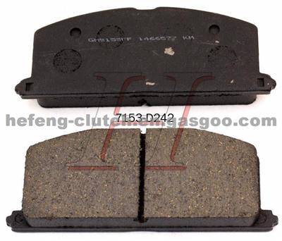 China Brake Pad Facotry 04465-YZZ50 04465-21010 For Toyota Corolla Celica Camry Chevrolet