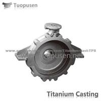 TPS Titanium Casting Parts Valve Grade C2 Titanium Ball Valve