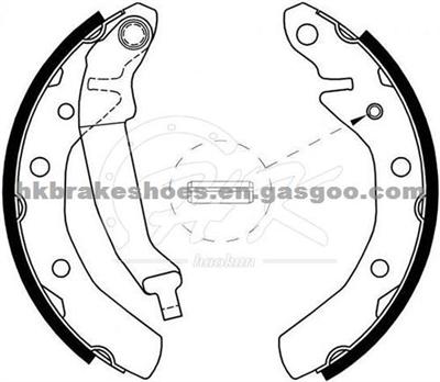 HIGH QUALITY BRAKE SHOE SA086 FOR CHEVROLET DAEWOO CAR OEM 96268686