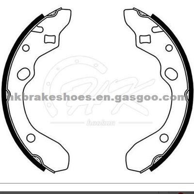 MAZDA NON-ASBESTOS BRAKE SHOE K3385 OEM B5Y6-26-38Z