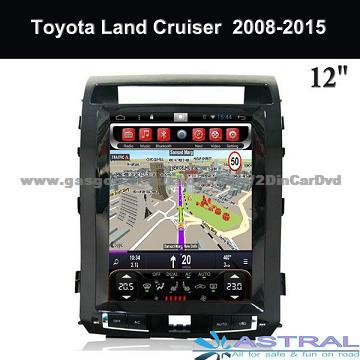 12 Inch Central Multimedia Navigation System Suppliers Toyota Land Cruiser 2008-2015