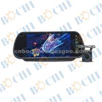 7 Inches Screen Rearview Mirror Monitor Supporting Reversing