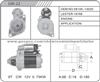 7K TOYOTA STARTER MOTOR 28100-24060 16260