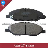 Image For ECONOMIC Brake Pad For NISSAN NOTE (E11) D1345-8456(OE:AY040-NS110) Less Metal Brake Pad For NISSAN NOTE (E11) D1345-8456(OE:AY040-NS110)