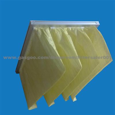 Nonwoven Yellow Pocket Filter