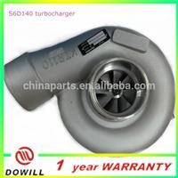 
S6D140 engine parts turbocharger for diesel car
