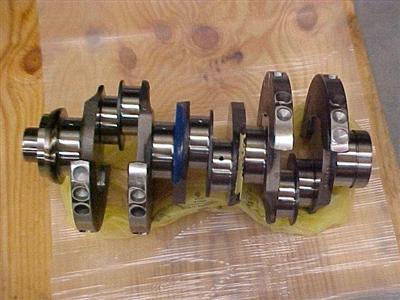 Forged steel crankshaft and ductile cast iron for MAZDA R2 engine model