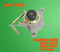 
Fuel Filter Cap/Bracket Priming Pump 23301-56030;23301-17060;23300-56110 For TOYOTA 1HDT 1HD Diesel Engine Parts
