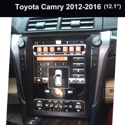 Vertical Screen Toyota Car Stereo Navigation Head Unit Company China For Camry 2012-2016