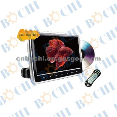 10.1 Touch Button Headrest DVD Player With Side Into Disc