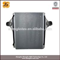 
customized plate fin type aluminium water to air intercooler core
