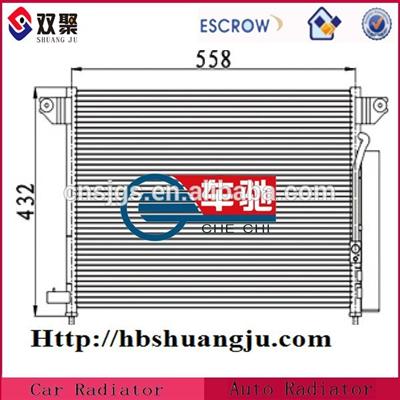 air conditioning system Universal auto ac condenser aluminum