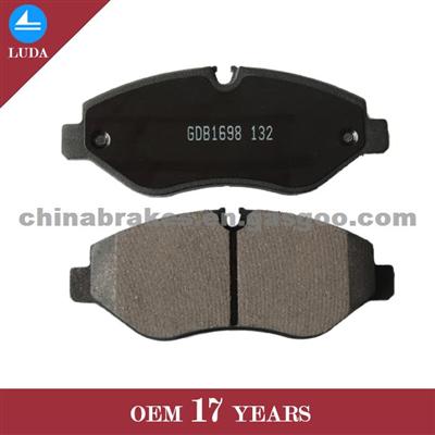 WVA29192 ISO/TS 16949:2002 D1316-8430 Brake Pad For DODGE