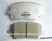 
auto brake pad 100% no noise with competetive price for TOYOTA Camry
