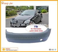 
Plastic Rear Bumper Cover Primed Gray with parking sensors A204 880 1340 for mercedes c class sedan w204
