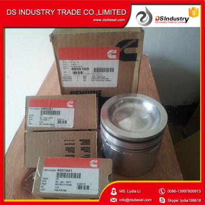 DCEC Diesel Auto engine parts QSB6.7 piston assy 4955160 4376353 piston std, piston forged