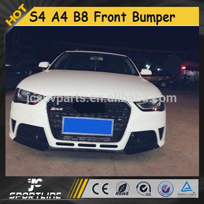 PP A4 B9 RS4 Car Chrome Grills with Front Bumper for Audi A4 B9 13-14