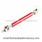 total length 75mm universal car body kit red bumper front lip support