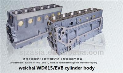 weichai WD615 Diesel Engine Cylinder Block for HOWO truck