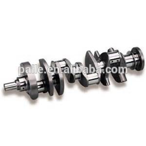 Forged steel crankshaft and ductile cast iron for FE6T