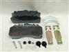 OEM NO 81508206056 WVA29087 Non-asbestos Heavy Duty Auto Parts MB Actros Truck Brake Parts Brake Pads with repair kit