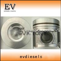 Hino Truck N04C N04CT Piston Kit Combustion Chamber Diameter 59mm