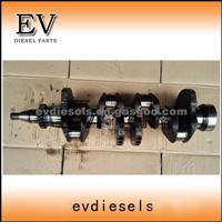 Forged Steel K4E Crankshaft For Mitsubishi Engine Excavator