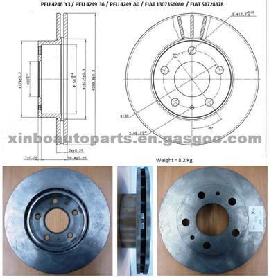 Peugeot Brake Disc 4246Y3 424936