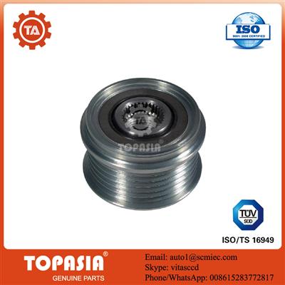 Overrunning alternator pulley use for OPEL AGILA 6204229 6204286 93192215 93185282 77364721 77364723