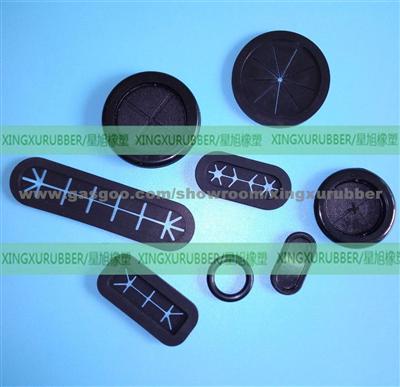 RUBBER OVAL SHAPED GROMMET