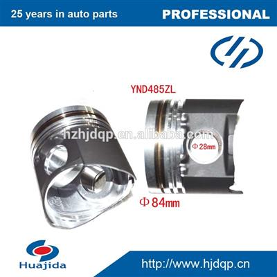 Diameter 84mm top sale diesel engines spare parts piston with high quality YND485ZL-04005