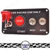 Type-C auto toggle switch panel, Universal toggle switch mounting panel