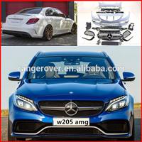 
C-class w205 C63 amg style body kit for 2014-2016
